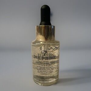 W7 24K Prime Priceless Primer Serum 30ml New Makeup Base Hydrating Gold Flakes